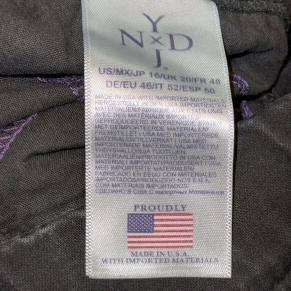 NYDJ Millie Pull-On Ankle Pants Size 16 Black - Picture 4 of 12